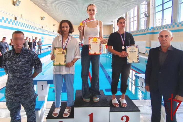 В Главном управлении Росгвардии прошел чемпионат по плаванию
