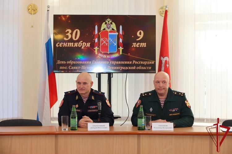 В Главном управлении Росгвардии наградили отличившихся сотрудников и военнослужащих
