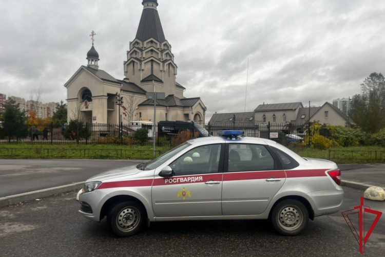 Петербургские росгвардейцы задержали дебошира, нанесшего серьезные травмы пенсионерке возле церкви во Фрунзенском районе