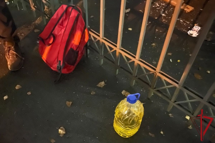 Сотрудники Росгвардии задержали злоумышленника, планировавшего поджечь служебный транспорт
