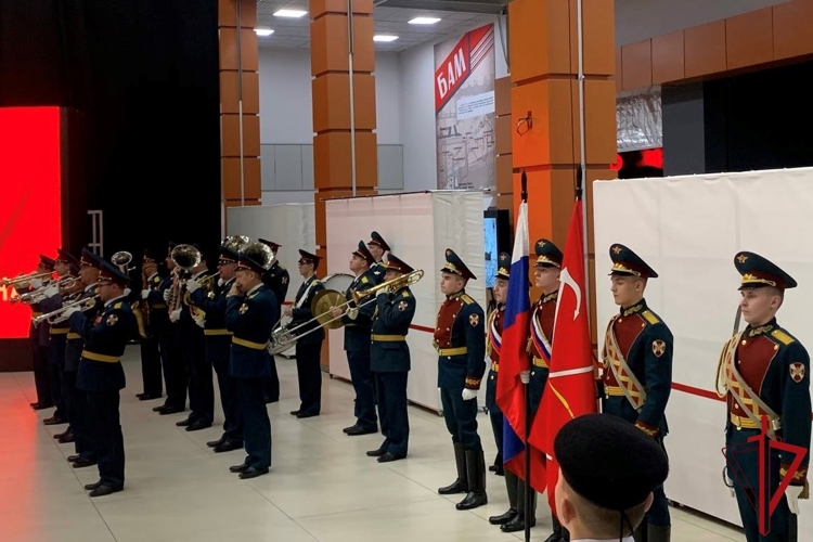 Состоялась церемония принятия присяги учащимися подшефных кадетских классов Росгвардии