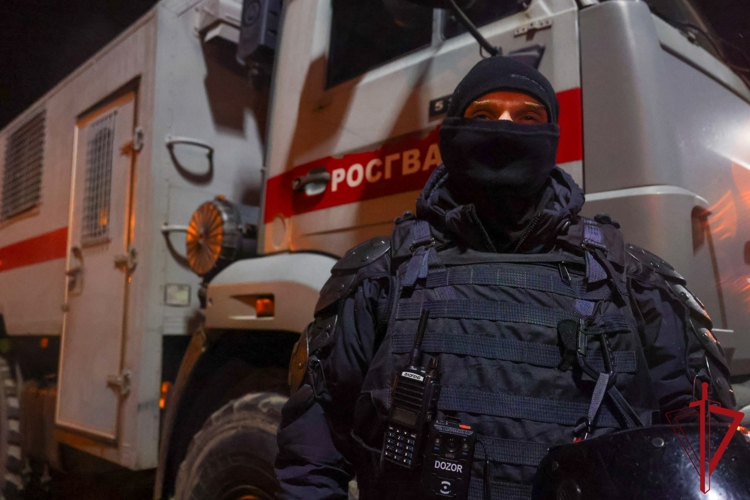Подразделения Росгвардии обеспечили правопорядок во время футбольного матча «Зенит» – «Акрон»