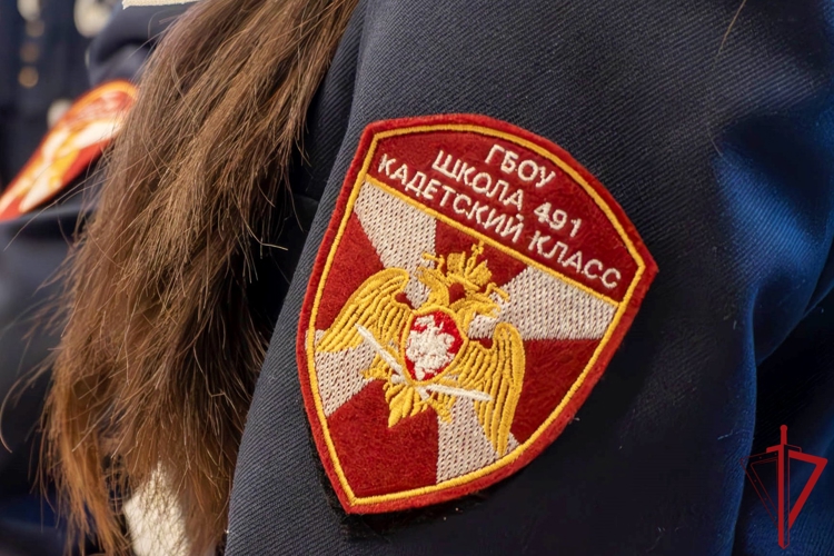 Представители Росгвардии приняли участие в церемонии принятия присяги учащимися подшефных кадетских классов