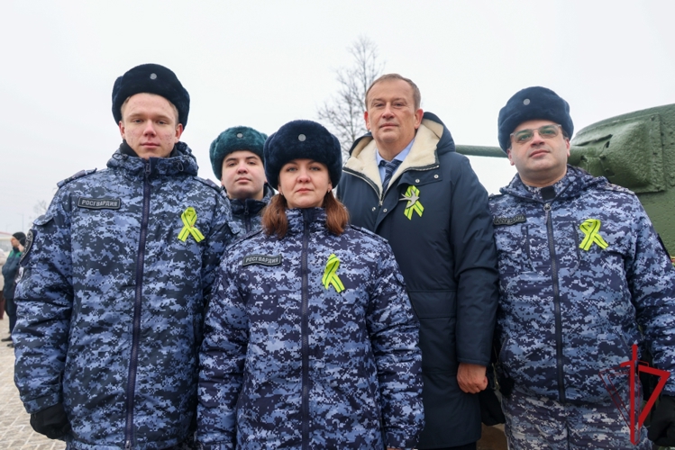 В Ленобласти представители Росгвардии приняли участие в мероприятии, посвященном 83-й годовщине прорыва блокады Ленинграда