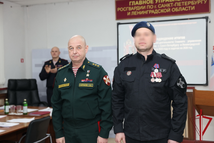 В Главном управлении Росгвардии по г.Санкт-Петербургу и Ленинградской области подвели итоги служебно-боевой деятельности в 2025 году