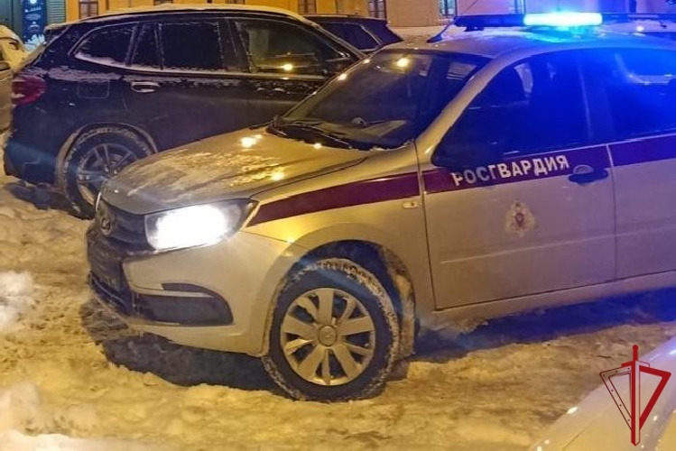 В Василеостровском районе сотрудники Росгвардии и полиции задержали и передали медикам обнаженную пассажирку трамвая