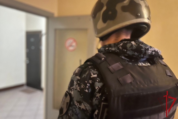 В Красногвардейском районе наряд Росгвардии задержал гражданина, топором повредившего имущество соседа, нарушавшего тишину