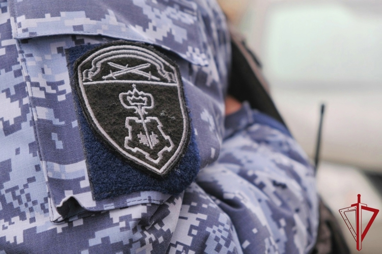 В Кировском районе сотрудники Росгвардии задержали участника драки, произошедшей во время уборки снега около гаражей