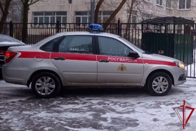 В Красногвардейском районе сотрудники Росгвардии задержали хулигана, пытавшегося проникнуть на территорию учебного заведения