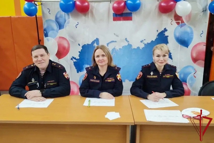 Представители Росгвардии приняли участие в мероприятии, посвященном Дню защитника Отечества