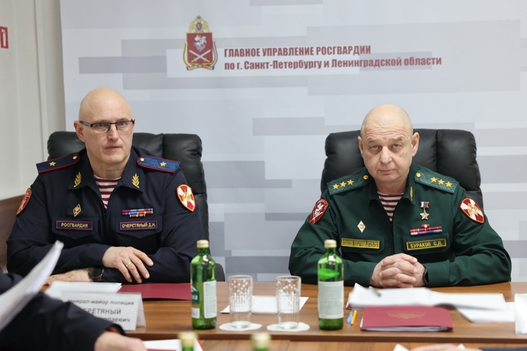 В Главном управлении Росгвардии по г.Санкт-Петербургу и Ленинградской области подвели итоги служебно-боевой деятельности в 2025 году