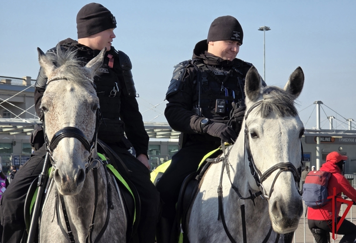 В Петербурге подразделения Росгвардии обеспечили правопорядок во время футбольного матча «Зенит» – «Спартак»