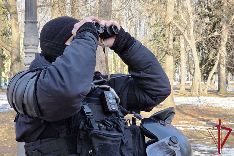 В Петербурге подразделения Росгвардии обеспечили правопорядок во время футбольного матча «Зенит» – «Спартак»