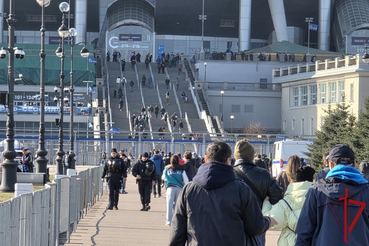 В Петербурге подразделения Росгвардии обеспечили правопорядок во время футбольного матча «Зенит» – «Спартак»
