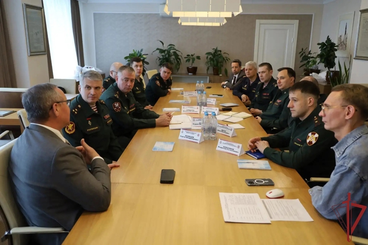 В Петербурге представители пресс-службы ГУ Росгвардии приняли участие во всероссийском учебно-методическом сборе в режиме ВКС
