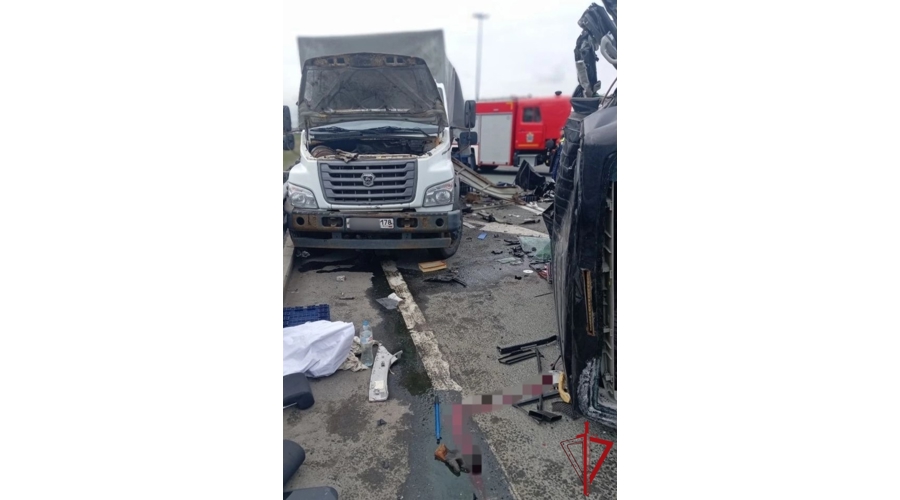 Росгвардейцы стали очевидцами серьезной аварии на КАД и оказали доврачебную помощь пострадавшему водителю