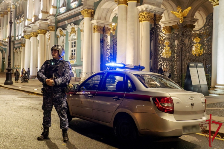 Сотрудники Росгвардии совместно со службой безопасности Эрмитажа задержали правонарушителя, севшего на Большой императорский трон