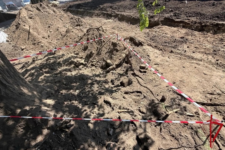 В Петербурге сотрудники Росгвардии обеспечили охрану места обнаружения и обследовали боеприпас времён войны