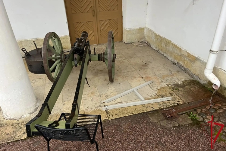 В Гатчине сотрудники Росгвардии задержали хулигана, проникшего на территорию дворца в Приоратском парке