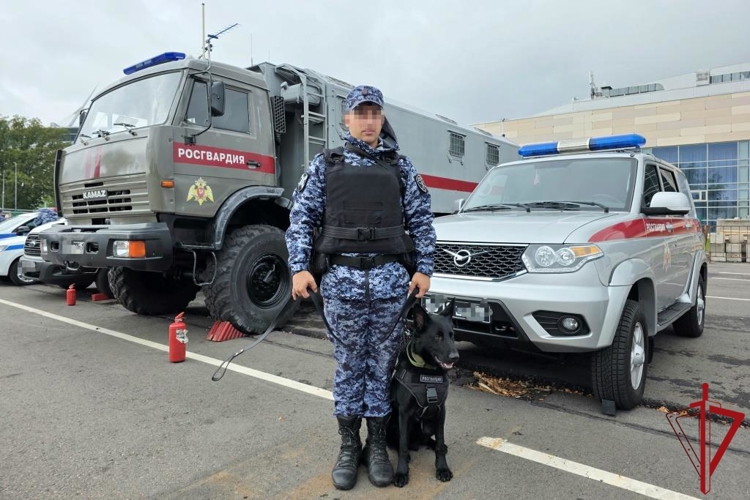 В Санкт-Петербурге сотрудники и военнослужащие Росгвардии обеспечили правопорядок при проведении футбольного матча "Зенит" - "Динамо Мх"