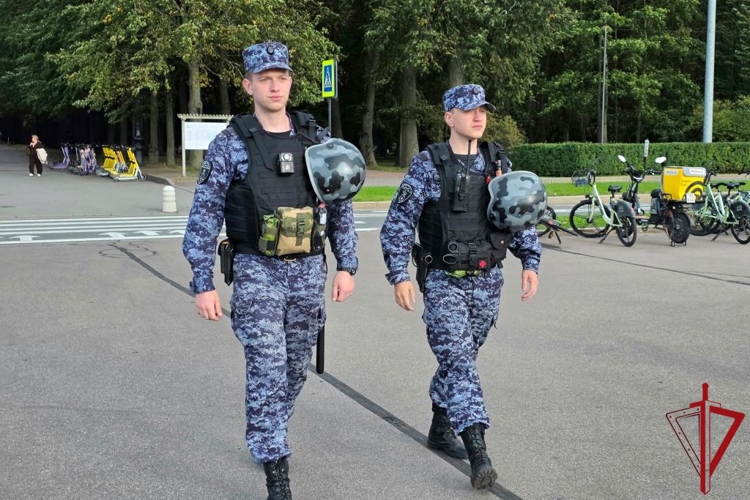 В Санкт-Петербурге сотрудники и военнослужащие Росгвардии обеспечили правопорядок при проведении футбольного матча "Зенит" - "Динамо Мх"