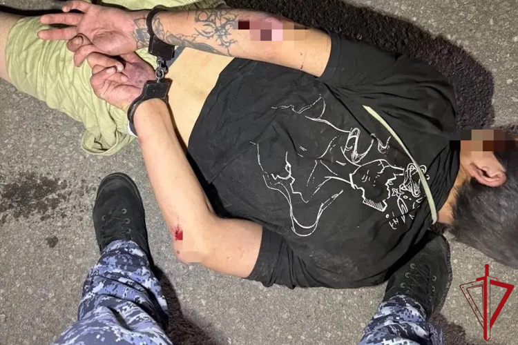 В Центральном районе сотрудники Росгвардии задержали хулигана, повредившего автомобиль скорой помощи