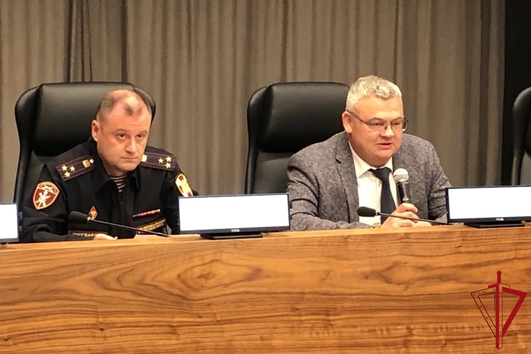 Представители Росгвардии приняли участие в заседании Координационного совета по взаимодействию с негосударственными структурами безопасности