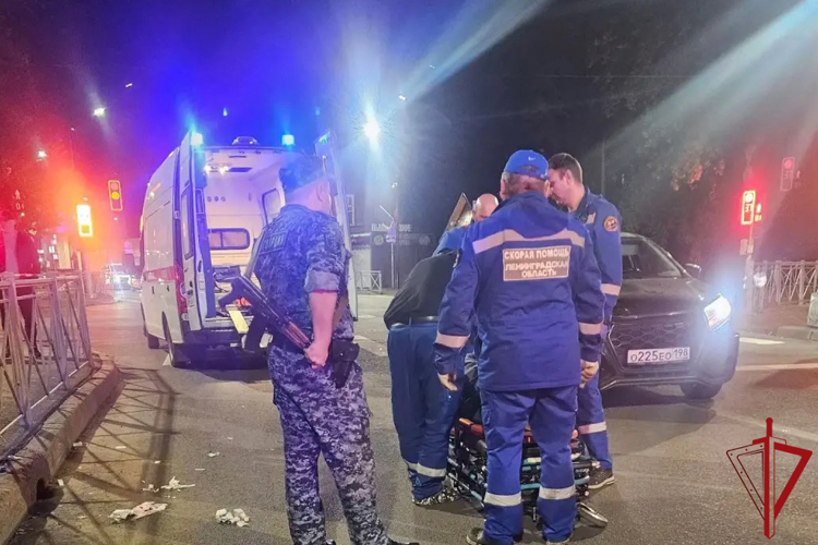 Во Всеволожске сотрудники Росгвардии оказали помощь двум женщинам, пострадавшим в ДТП на пешеходном переходе