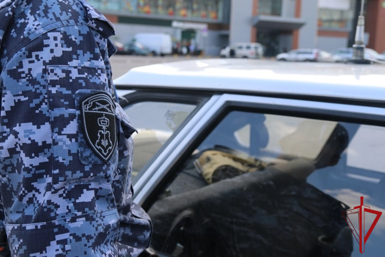 В Центральном районе сотрудники Росгвардии задержали хулигана, повредившего автомобиль скорой помощи