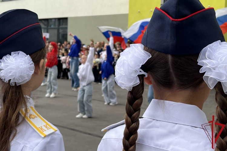 В новом корпусе школы №708 на Васильевском острове открыт кадетский класс Росгвардии