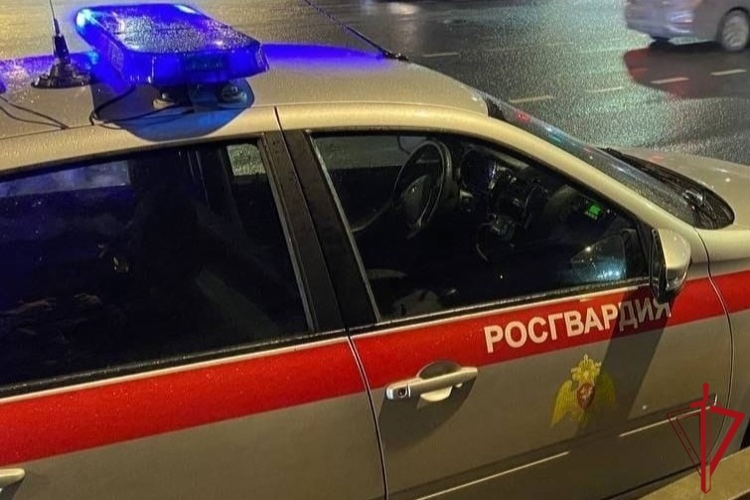 В Адмиралтейском районе наряд Росгвардии задержал жителя Москвы, ехавшего на крыше автобуса